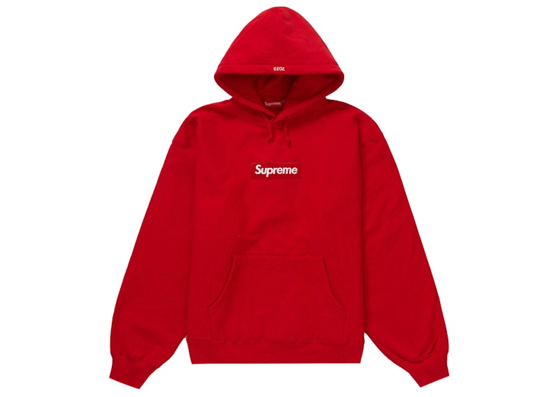 Supreme Box Logo Hooded Sweatshirt (FW23) Red Men's - FW23 - US