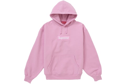 Supreme Box Logo Hooded Sweatshirt (FW24) Pink Men's FW24 US