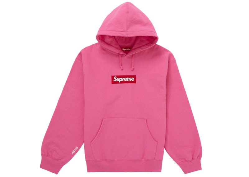 Supreme Box Logo Hooded Sweatshirt (FW25) Magenta Men's - FW25 - US