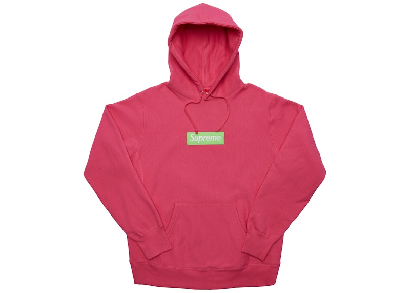 Supreme Box Logo Hooded Sweatshirt (FW17) Magenta Men's - FW17 - US