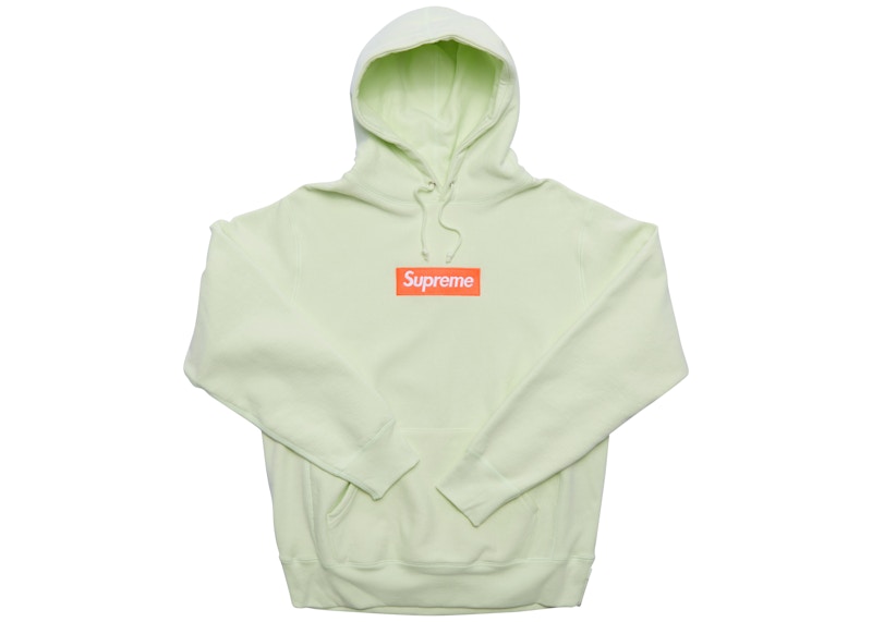 Supreme Box Logo Hooded Sweatshirt (FW17) Pale Lime メンズ - FW17 - JP