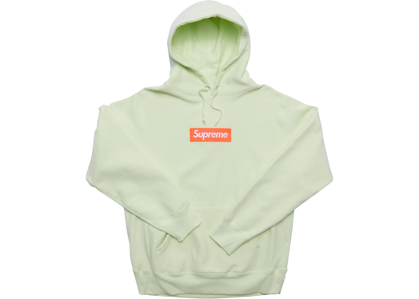 Supreme Box Logo Hooded Sweatshirt Pale Lime » Petagadget