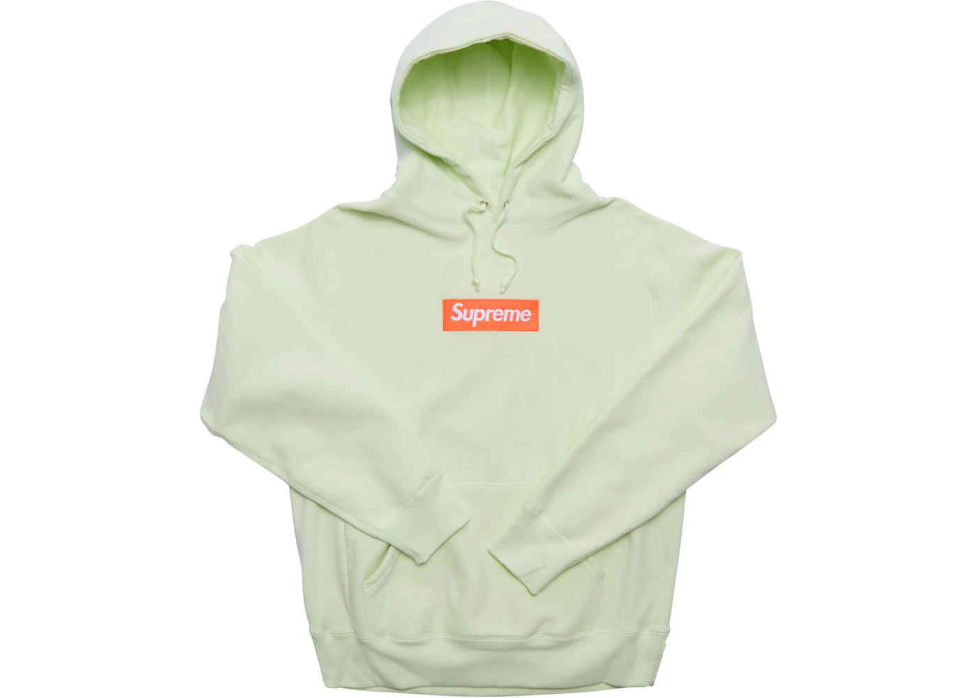 Supreme Box Logo Hooded Sweatshirt (FW17) Pale Lime Men's FW17 US