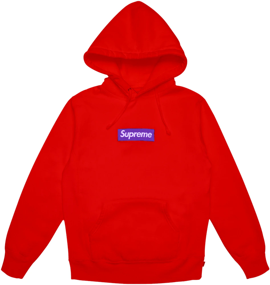 Supreme Box Logo Hooded Sweatshirt (FW17) Red