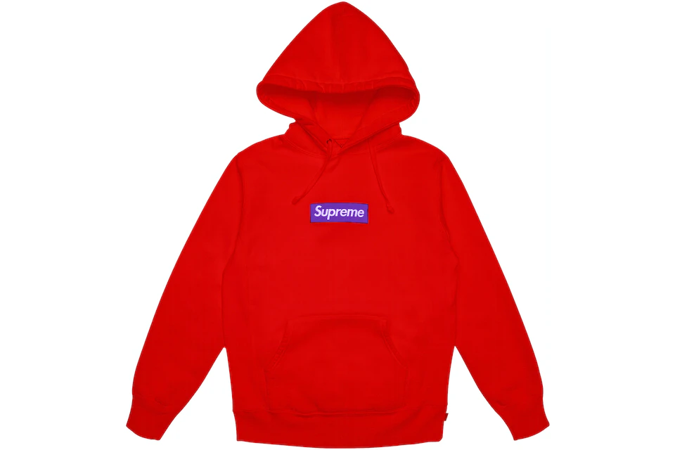 Supreme Box Logo Hooded Sweatshirt (FW17) Red