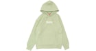 Supreme Box Logo Hooded Sweatshirt Sage
