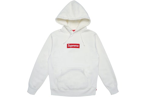 Supreme Box Logo Hooded Sweatshirt White Men's FW16 US