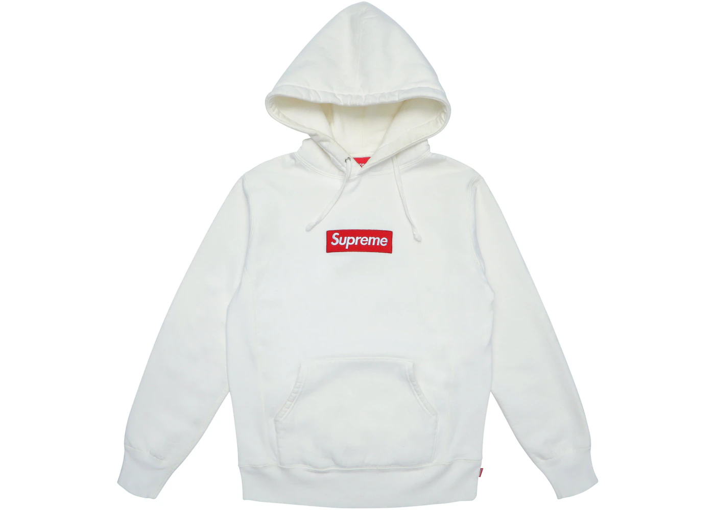 oversætter ødemark Komprimere Supreme Box Logo Hooded Sweatshirt White - FW16 - US