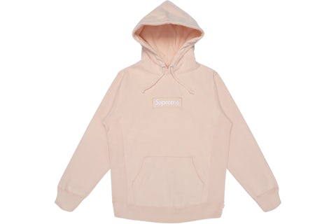 Supreme Box Logo Hoodie Peach Men's FW16 US