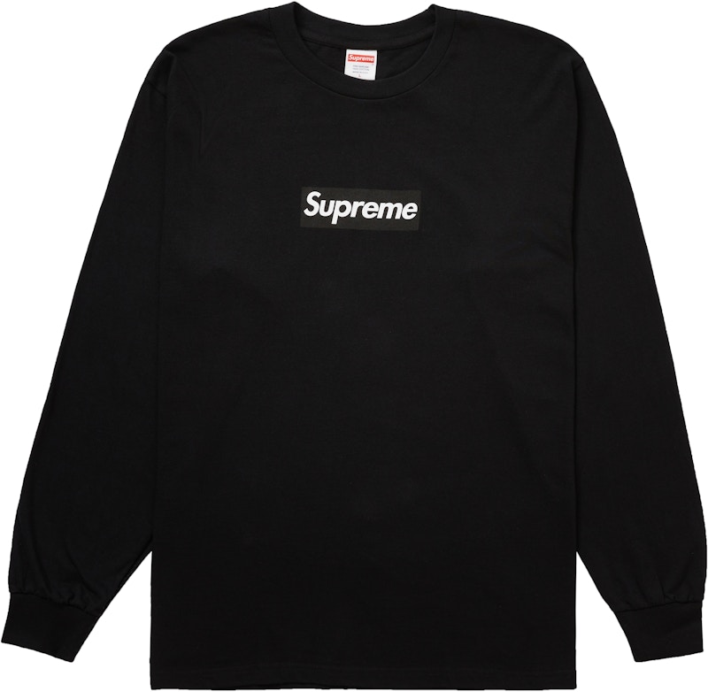 Supreme Box Logo L S Tee Black Fw Supreme Box Logo L S Tee Black Fw