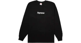 T-Shirt Supreme Box Logo L/S schwarz