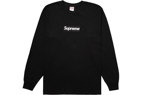 Supreme Box Logo L/S Tee Black Men's FW20 US - Main Image