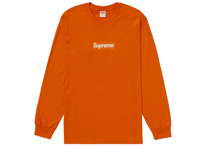 即納日本製 supreme Logo L/S Tee Crewneck 2clnZ-m34543049283