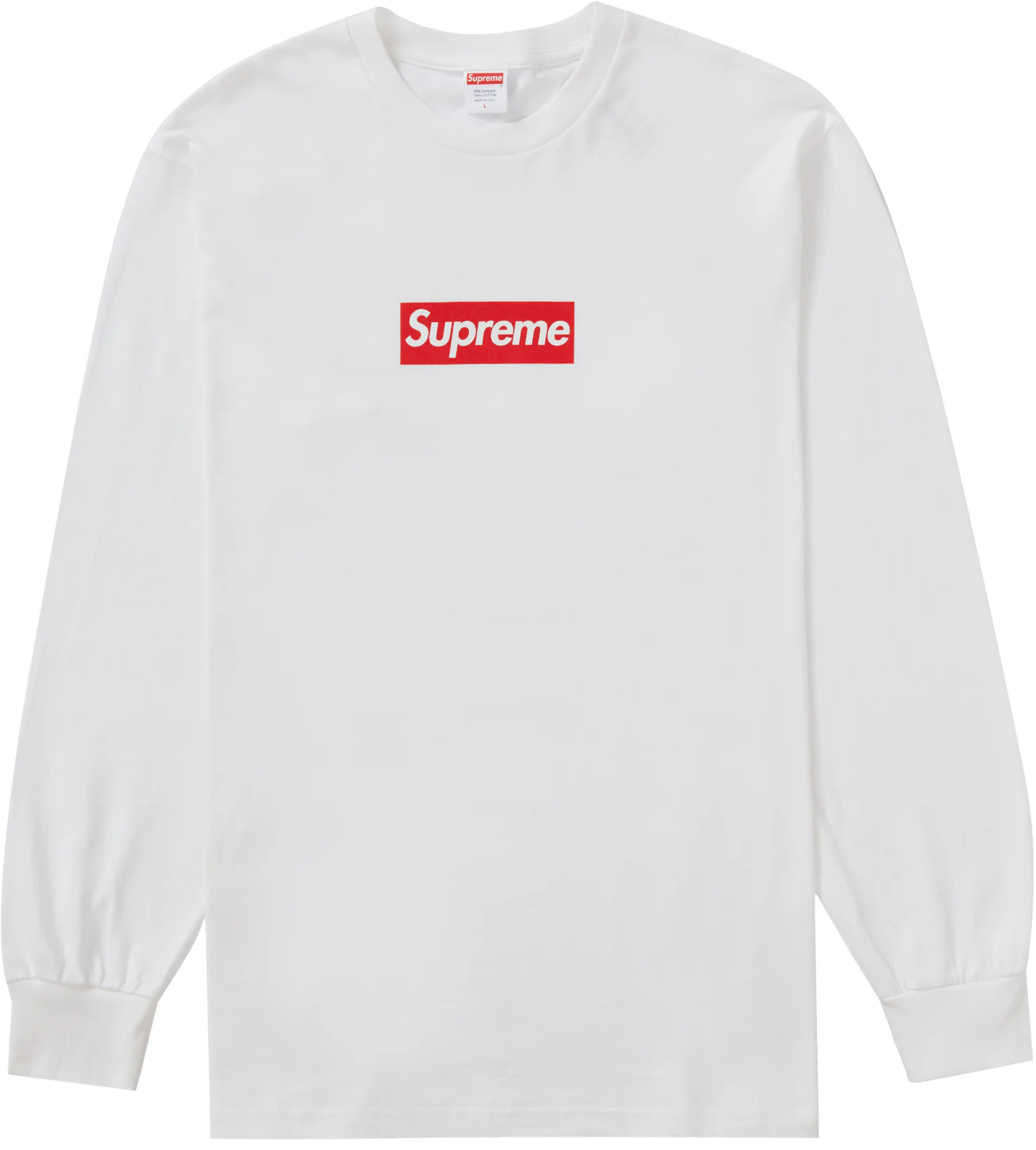 Supreme Mock Neck L/S Top Long Sleeve Tee T-Shirt Jersey FW22 White Size XL  NWT