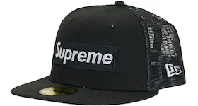Supreme Box Logo Mesh Back New Era Black