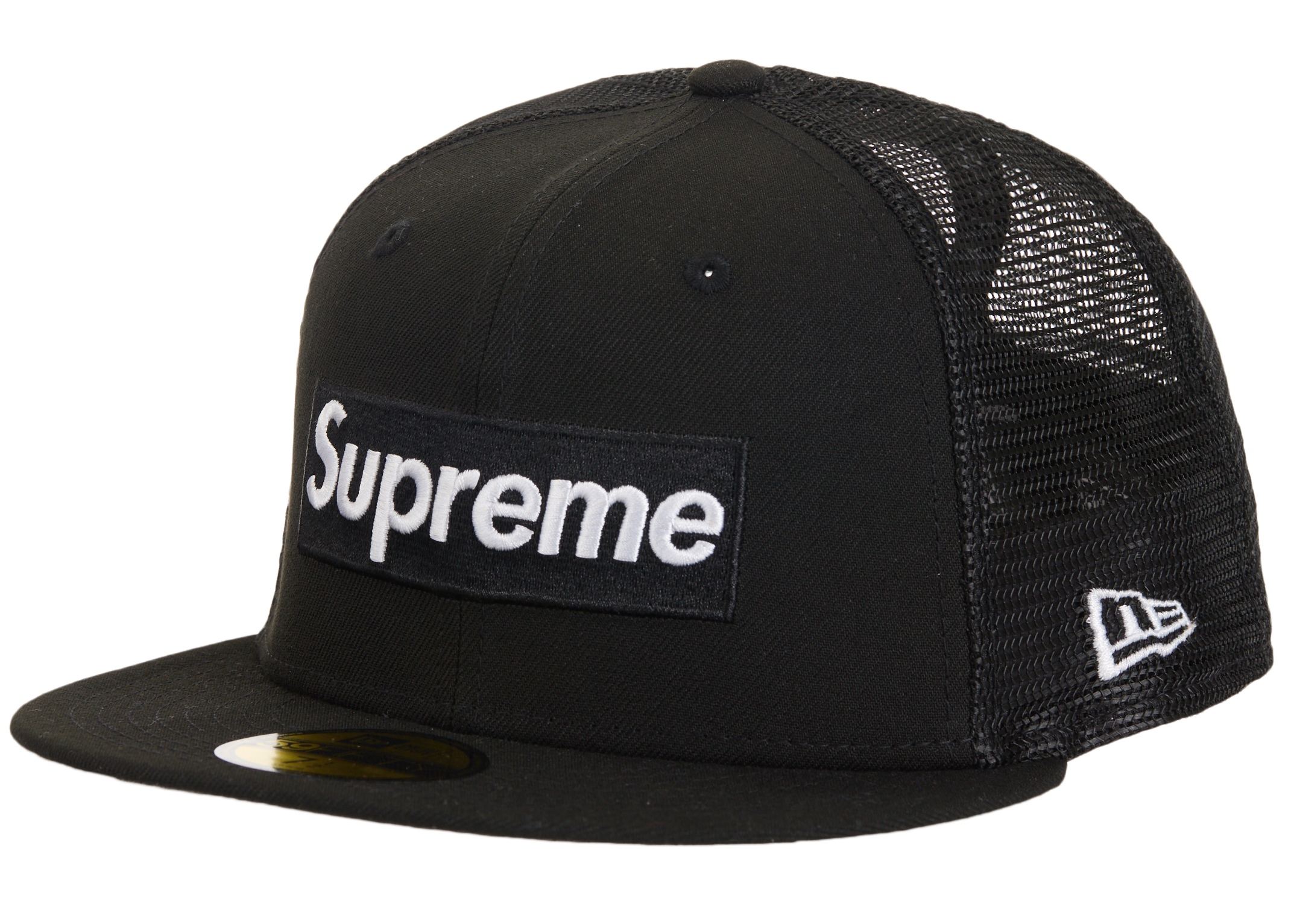 Supreme Box Logo Mesh Back New Era Black - SS22 - US