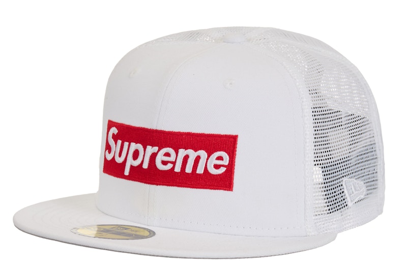 Supreme Box Logo Mesh Back New Era Cap SS24 Gray - SS24 - US