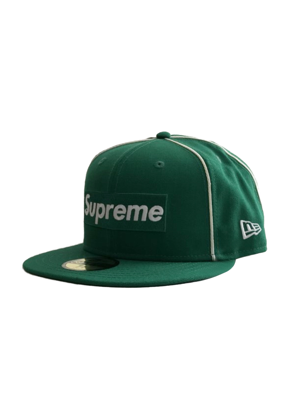 Supreme Box Logo Piping New Era Cap Kelly Green