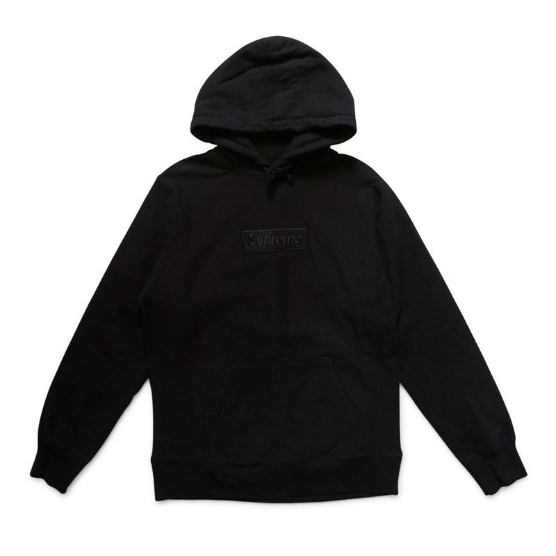 Supreme Box Logo Pullover Hoodie Black - FW14 Men's - US