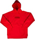 Supreme Box Logo Hooded Sweatshirt FW 17 Red - Stadium Goods