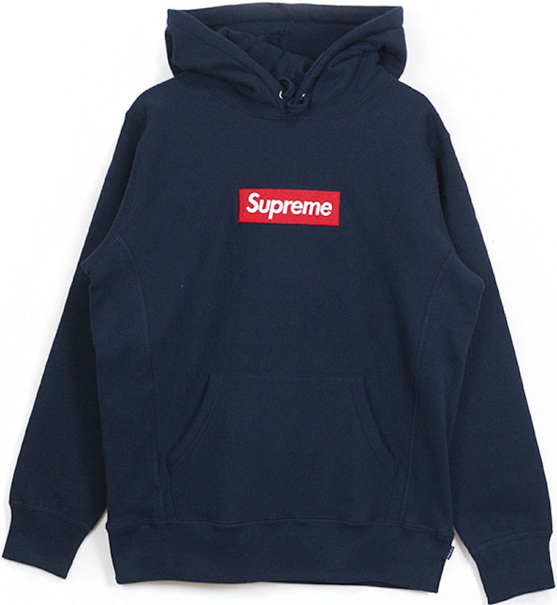 大流行中！ Logo Box 13aw Supreme Pullover Mサイズ ネイビー ...