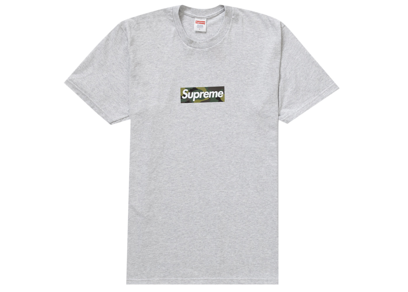 タイプボックスロゴSupreme Box Logo 23FW 迷彩　Ash Grey Tシャツ　M