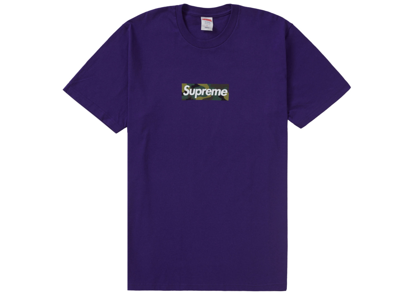 Tシャツ/カットソー(半袖/袖なし)Supreme Box Logo Tee Purple Lサイズ
