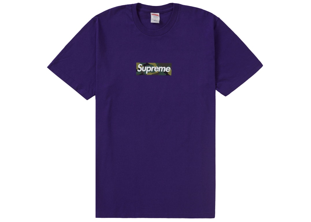 Pre-owned Supreme Box Logo Tee (fw23) Purple