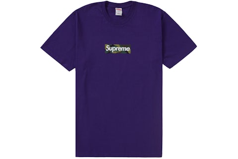 Supreme Box Logo Tee (FW23) Purple Men's FW23 US