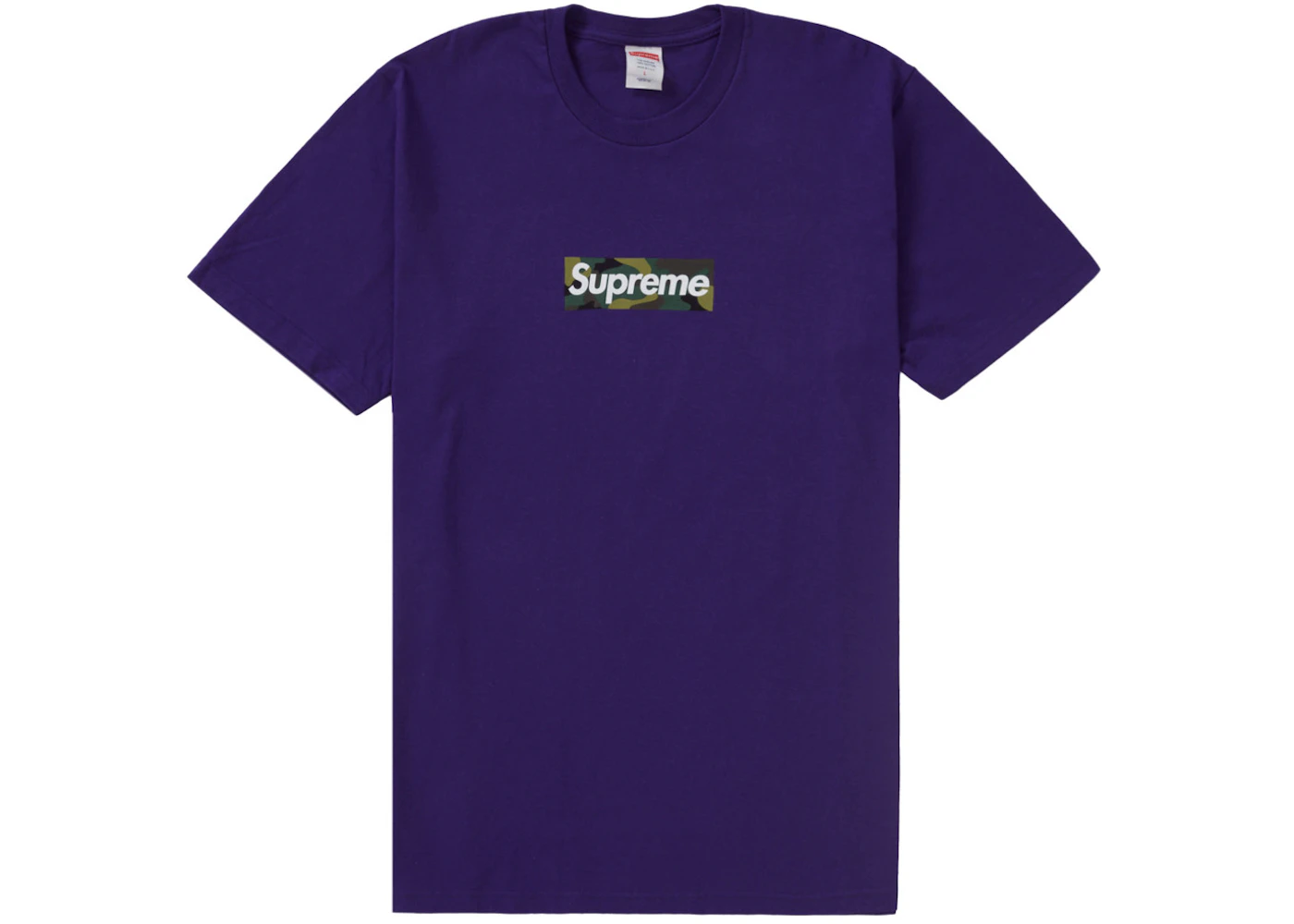 Supreme Box Logo Tee (FW23) Purple Men's FW23 US