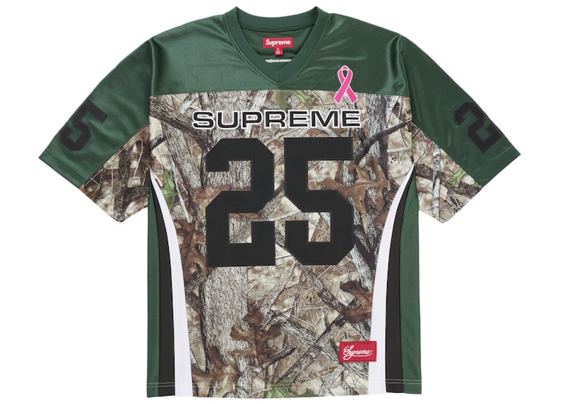 シャツ Supreme Breast Cancer Awareness Jersey M NEW Supreme Breast Cancer Awareness Football Jersey Black Size