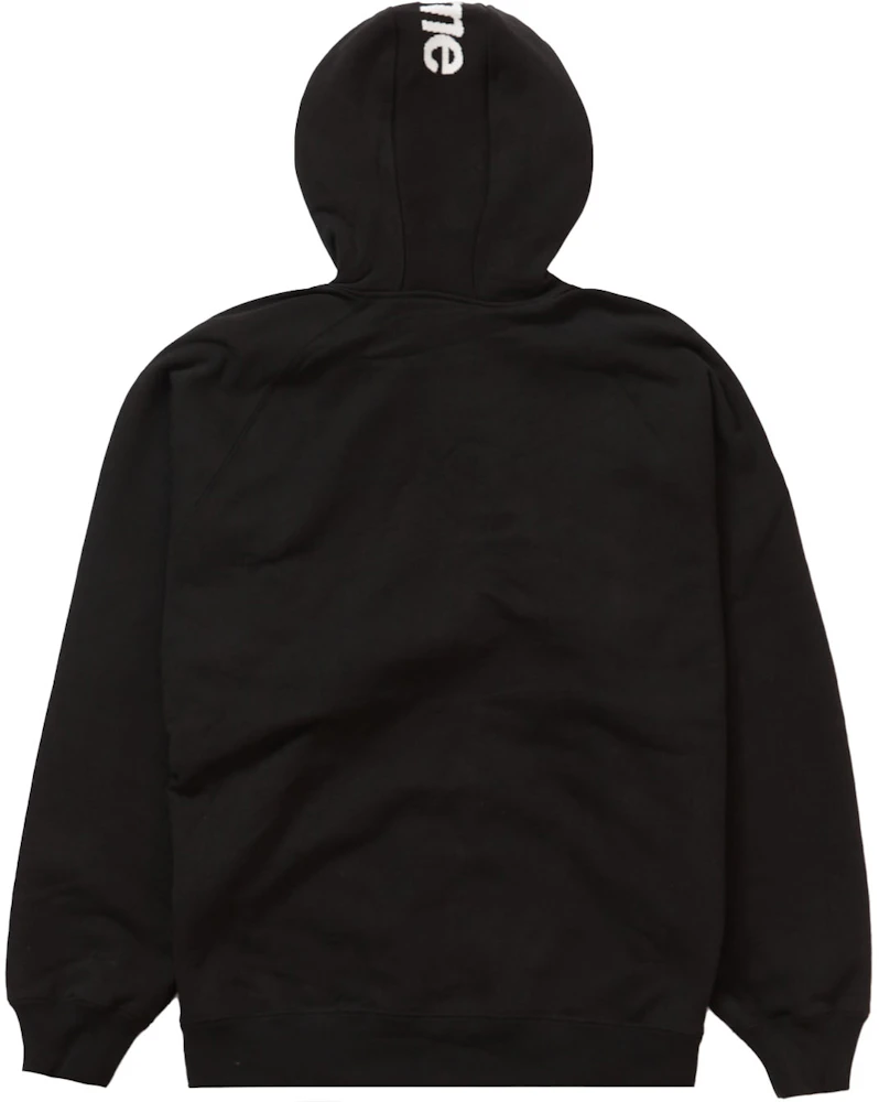 Supreme Brim Zip Up Hooded Sweatshirt Black Men's - FW22 - US