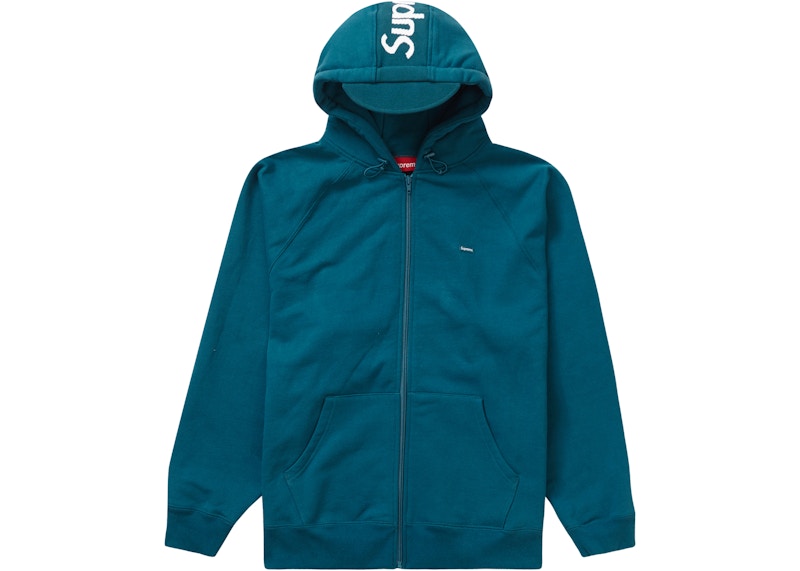 Supreme Brim Zip Up Hooded Sweatshirt Marine Blue Men's - FW22 - US