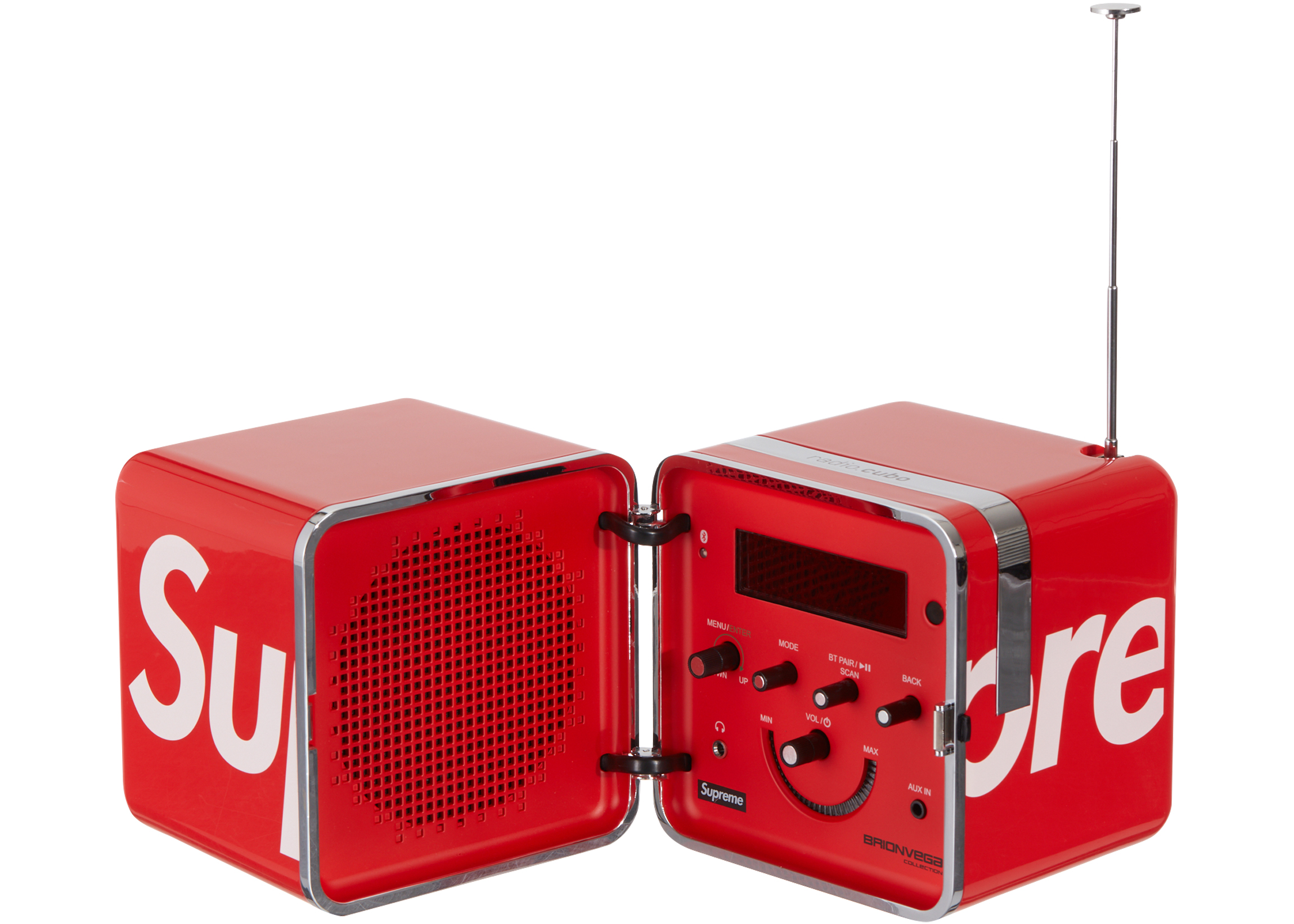 Supreme Brionvega radio.cubo Red - FW22 - US