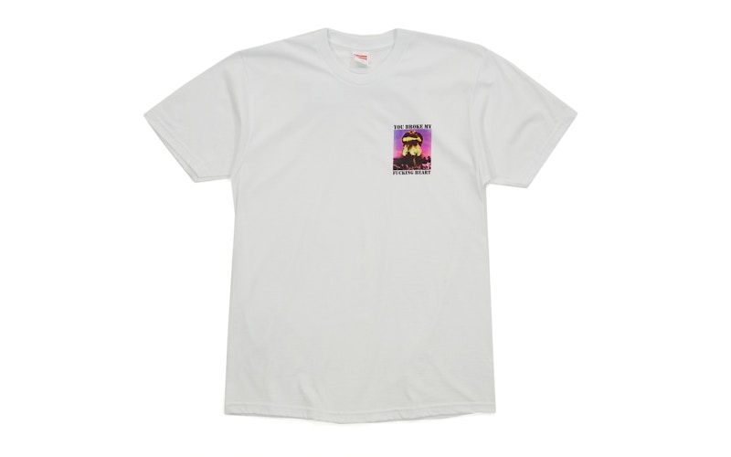 Supreme Broke My Heart Tee White Men's - SS15 - US