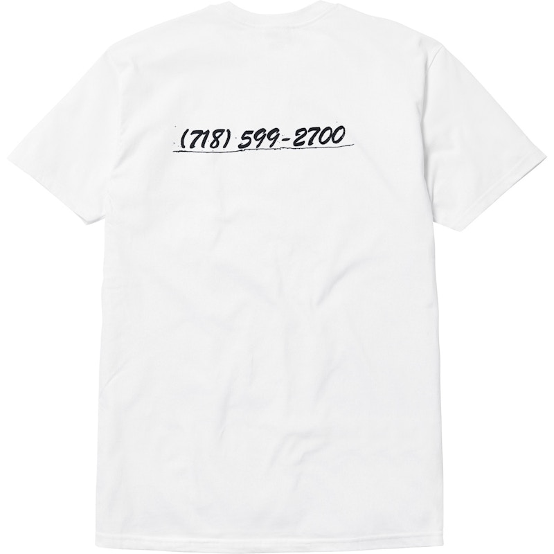 Supreme Brooklyn Box Logo Tee White Men's - FW17 - GB