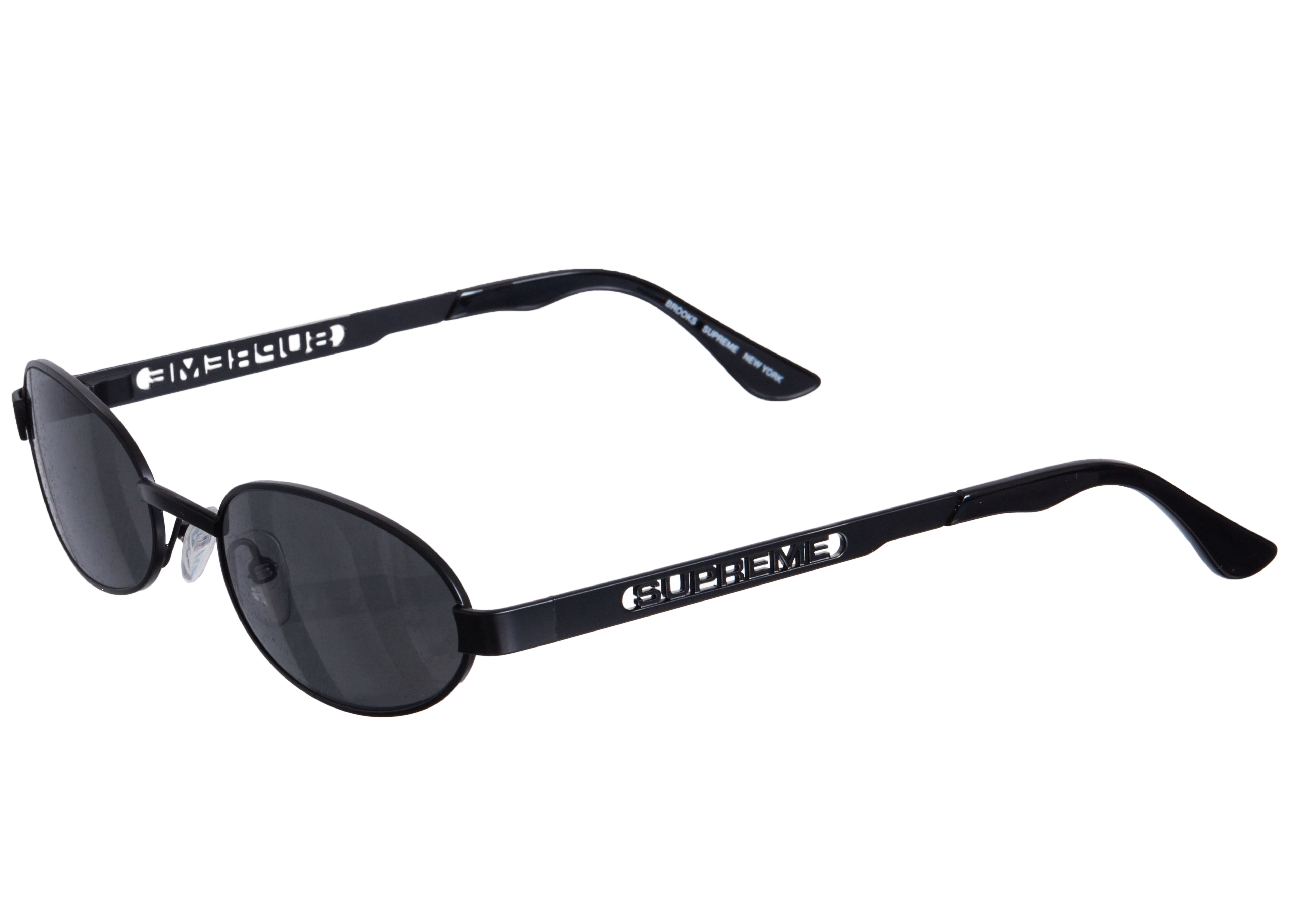 Supreme Brooks Sunglasses Black - SS21 - US