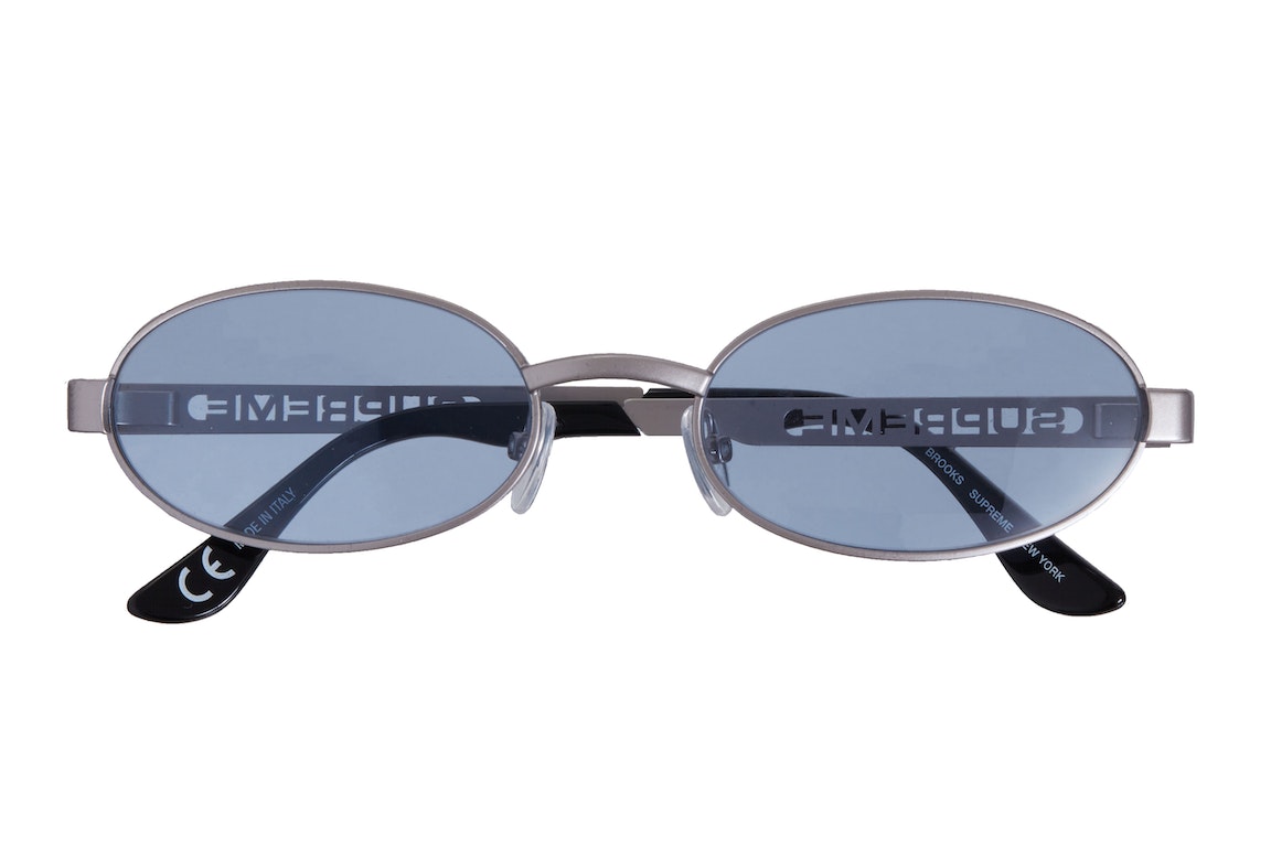 Pre-owned Supreme Brooks Sunglasses Silver