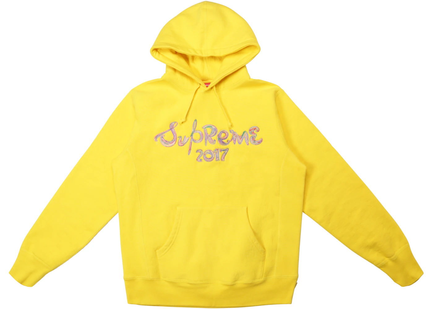 Yellow supreme hoodies Clearance