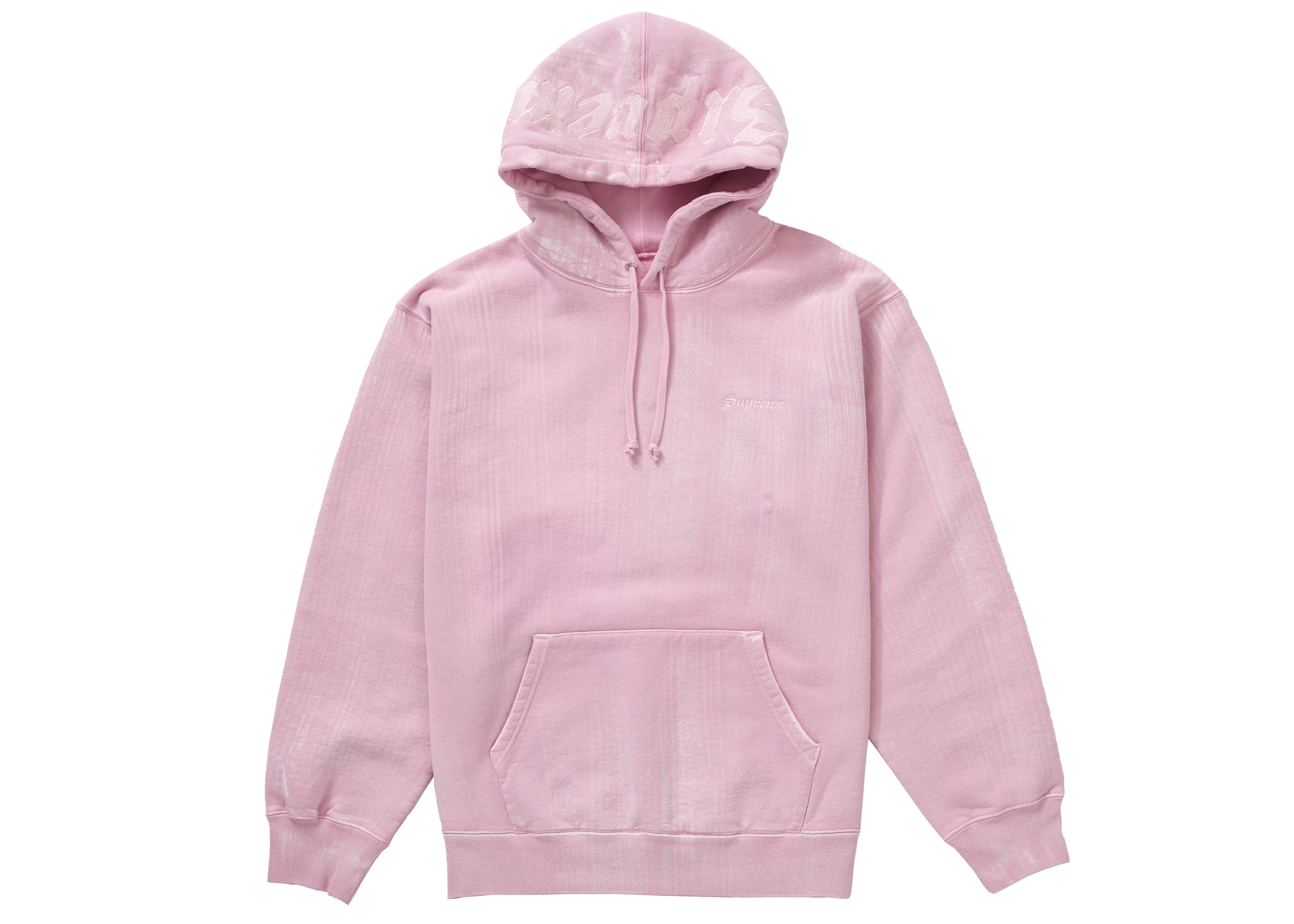 Supreme Brush Stroke Hooded Sweatshirt Pink Men's - SS21 - US