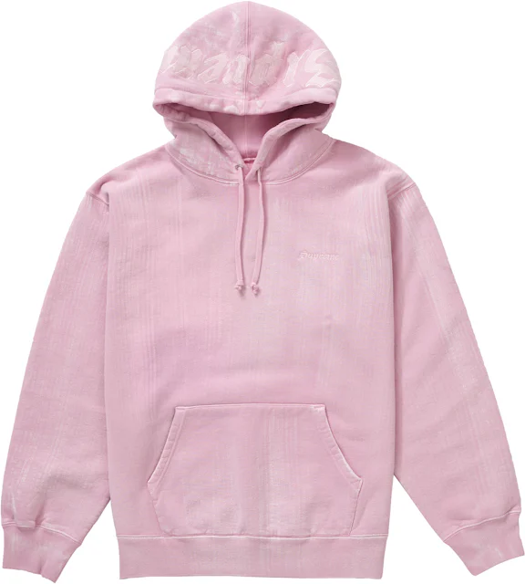 Supreme Brush Stroke Hooded Sweatshirt Pink - SS21 Men's - GB