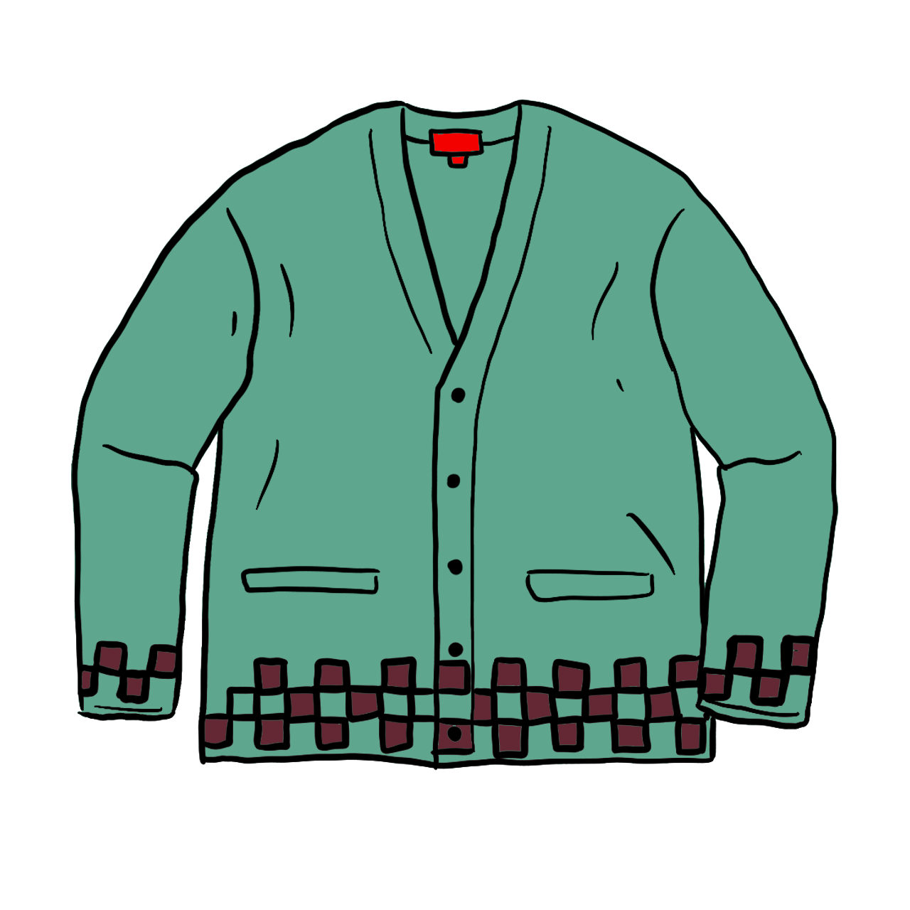 今年人気のブランド品や supreme Brushed brushed Cardigan 21SS - checkerboard cardigan 「 Brushed トップス