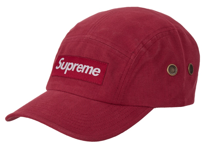 Supreme Brushed Cordura Camp Cap Burgundy