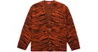 Supreme Brushed Mohair Cardigan Tiger Stripe