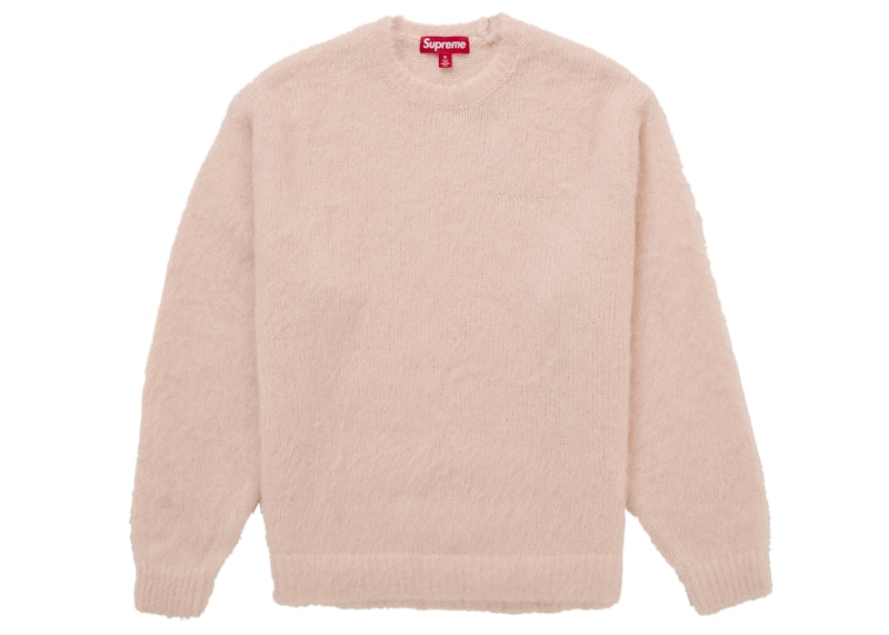 トップス Supreme Brushed Mohair Sweater Supreme Brushed Mohair Sweater Light Pink Men's - FW25 - US