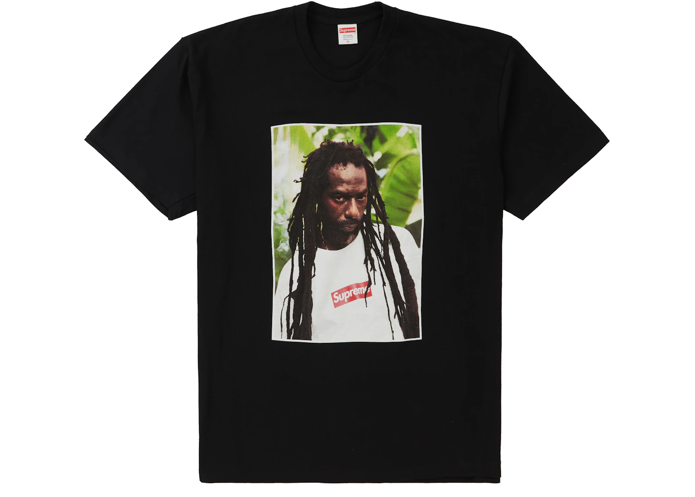 Supreme Buju Banton Tee Black Men's SS19 US1