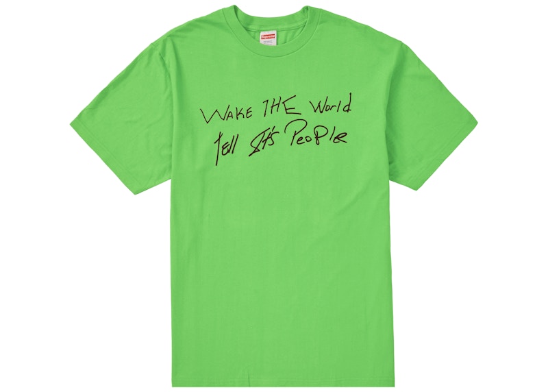 定番再入荷 Supreme - Buju Banton Wake The World Tee Supreme の通販