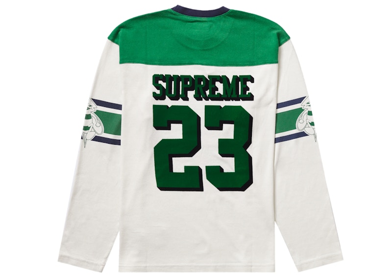 Supreme Bumblebee L/S Football Top White