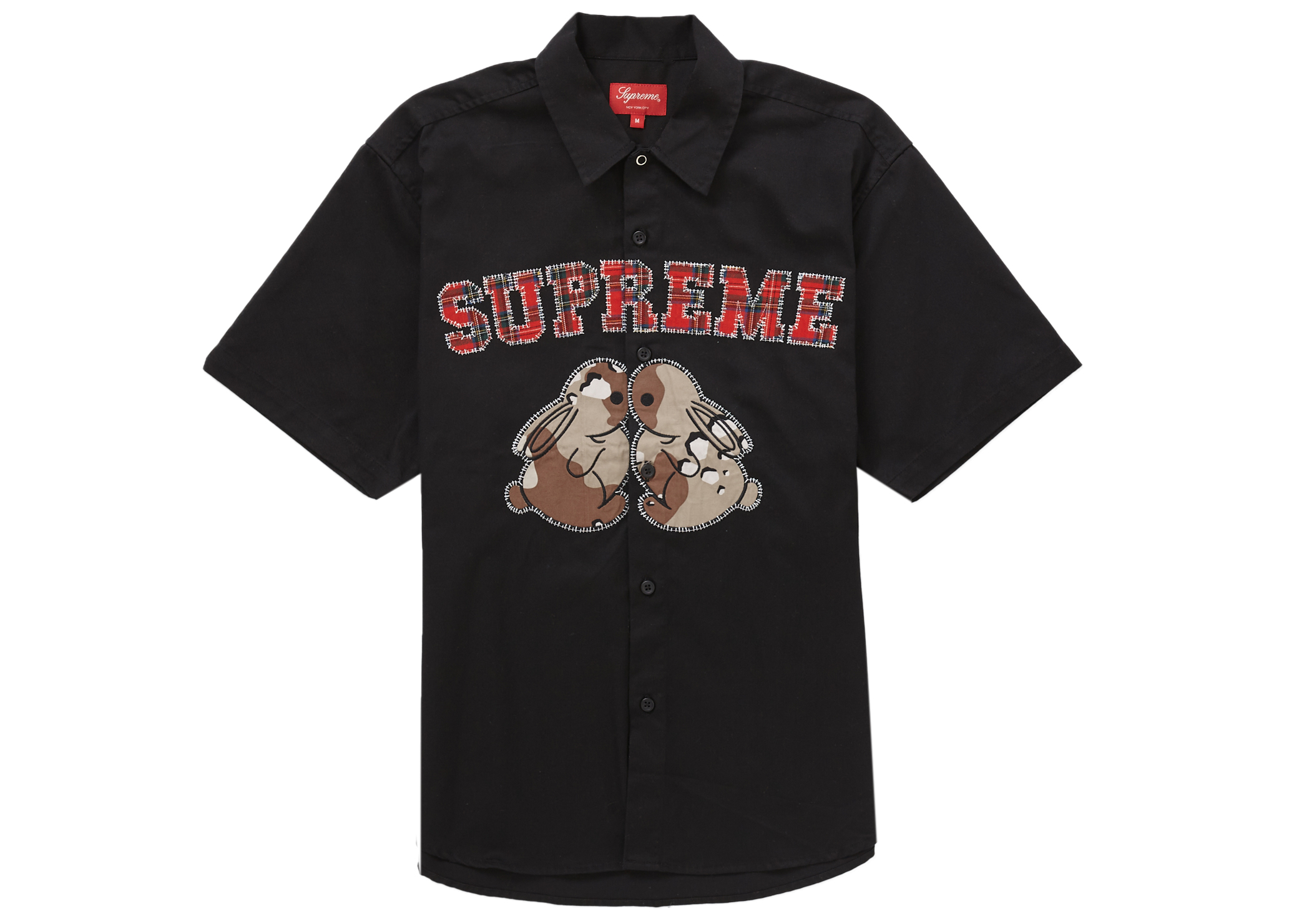 Supreme Bunnies S/S Work Shirt Black
