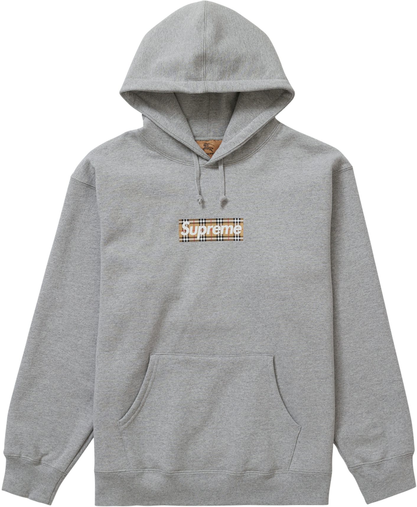 Supreme x Champion Hoodie Mens Medium gray box logo Pullover